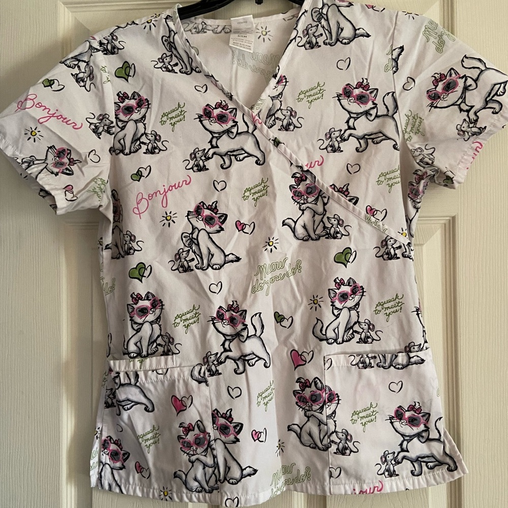 Woman’s Marie Disney Scrub Top